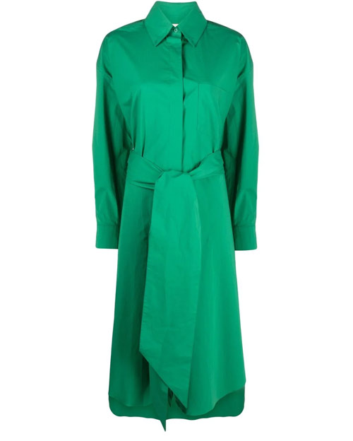 Tie-front Shirt Dress, Alexandre Vauthier